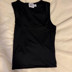 Princess Polly Classic Black Tank Top